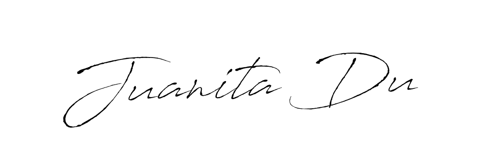 How to make Juanita Du signature? Antro_Vectra is a professional autograph style. Create handwritten signature for Juanita Du name. Juanita Du signature style 6 images and pictures png