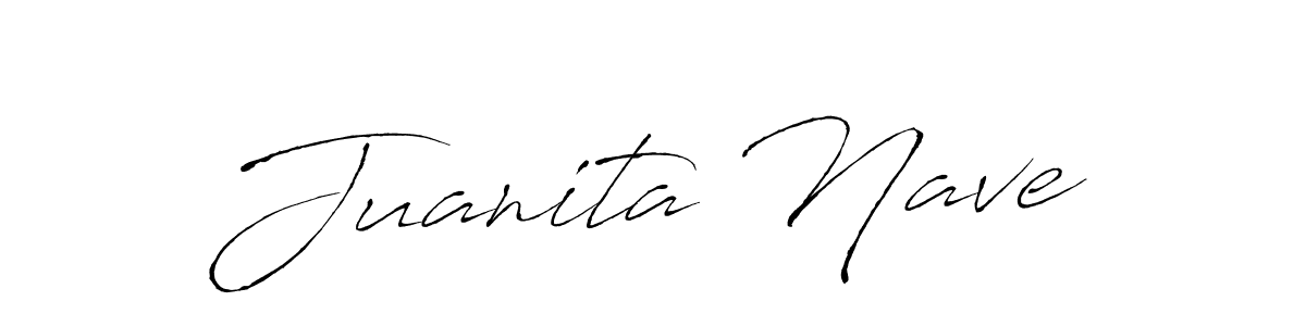 Use a signature maker to create a handwritten signature online. With this signature software, you can design (Antro_Vectra) your own signature for name Juanita Nave. Juanita Nave signature style 6 images and pictures png