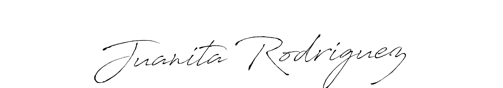 Juanita Rodriguez stylish signature style. Best Handwritten Sign (Antro_Vectra) for my name. Handwritten Signature Collection Ideas for my name Juanita Rodriguez. Juanita Rodriguez signature style 6 images and pictures png