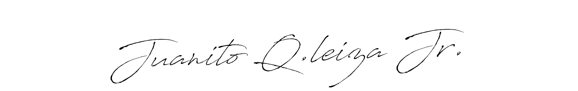 See photos of Juanito Q.leiza Jr. official signature by Spectra . Check more albums & portfolios. Read reviews & check more about Antro_Vectra font. Juanito Q.leiza Jr. signature style 6 images and pictures png