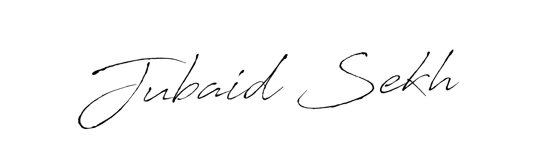 Jubaid Sekh stylish signature style. Best Handwritten Sign (Antro_Vectra) for my name. Handwritten Signature Collection Ideas for my name Jubaid Sekh. Jubaid Sekh signature style 6 images and pictures png