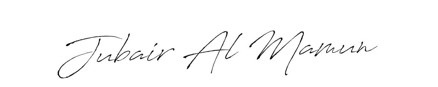 Create a beautiful signature design for name Jubair Al Mamun. With this signature (Antro_Vectra) fonts, you can make a handwritten signature for free. Jubair Al Mamun signature style 6 images and pictures png