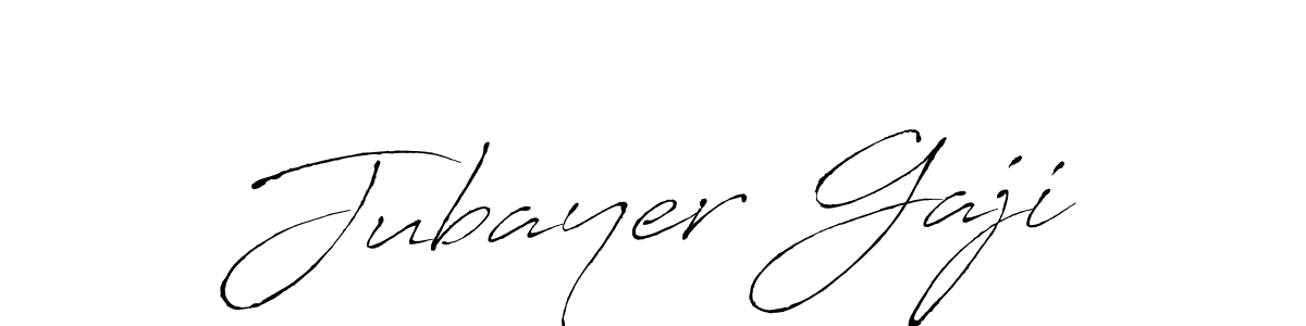 Jubayer Gaji stylish signature style. Best Handwritten Sign (Antro_Vectra) for my name. Handwritten Signature Collection Ideas for my name Jubayer Gaji. Jubayer Gaji signature style 6 images and pictures png