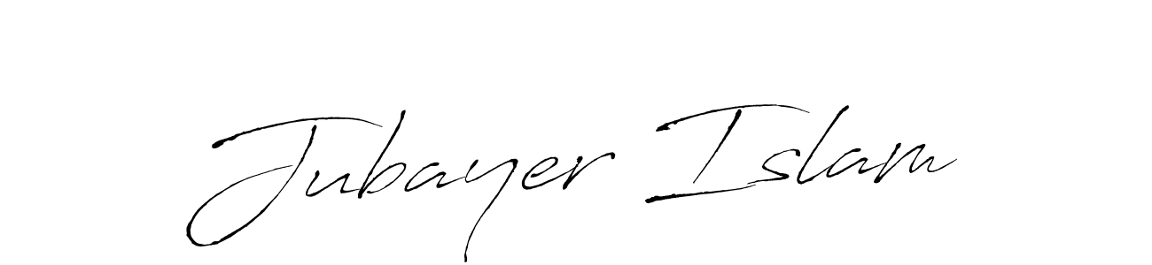 Jubayer Islam stylish signature style. Best Handwritten Sign (Antro_Vectra) for my name. Handwritten Signature Collection Ideas for my name Jubayer Islam. Jubayer Islam signature style 6 images and pictures png