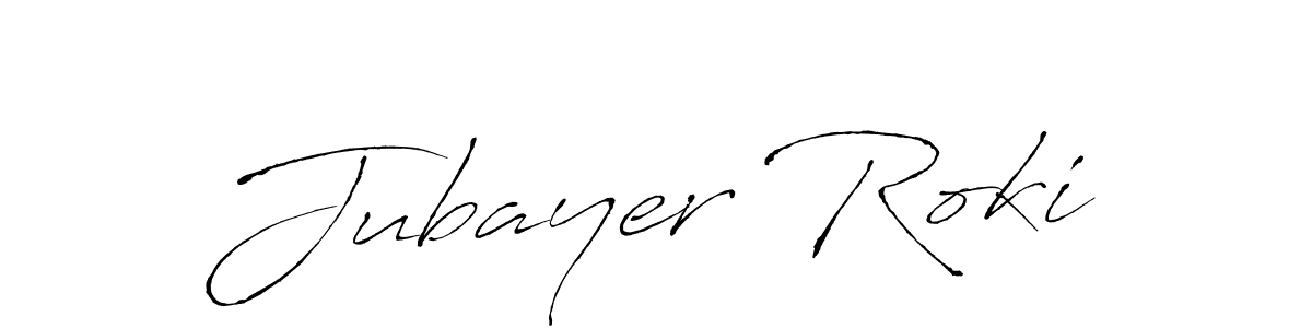 Jubayer Roki stylish signature style. Best Handwritten Sign (Antro_Vectra) for my name. Handwritten Signature Collection Ideas for my name Jubayer Roki. Jubayer Roki signature style 6 images and pictures png