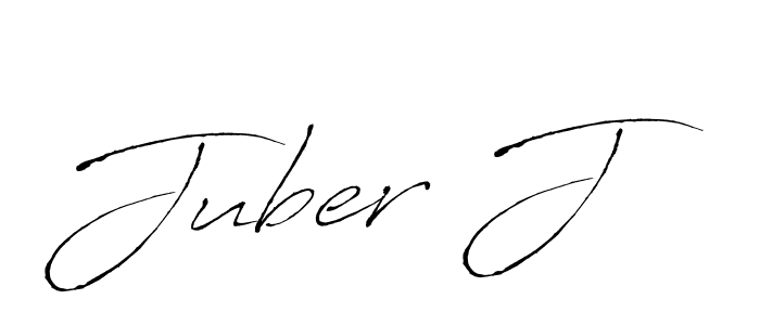 Similarly Antro_Vectra is the best handwritten signature design. Signature creator online .You can use it as an online autograph creator for name Juber J. Juber J signature style 6 images and pictures png