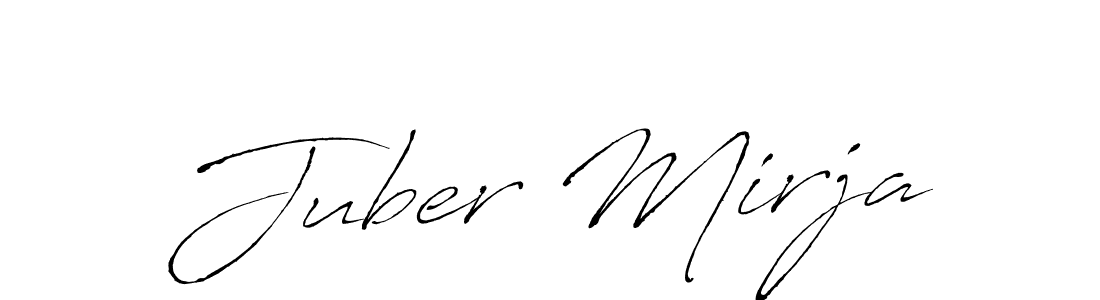 The best way (Antro_Vectra) to make a short signature is to pick only two or three words in your name. The name Juber Mirja include a total of six letters. For converting this name. Juber Mirja signature style 6 images and pictures png