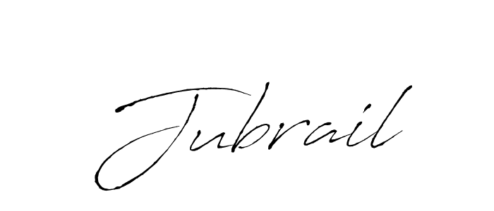 How to make Jubrail signature? Antro_Vectra is a professional autograph style. Create handwritten signature for Jubrail name. Jubrail signature style 6 images and pictures png