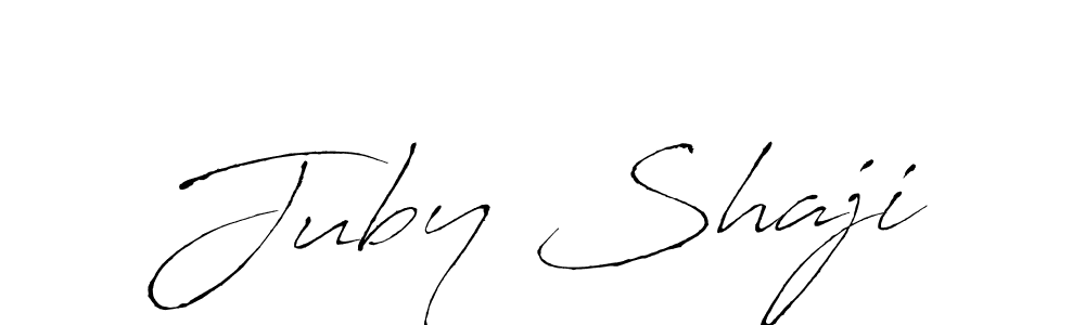 if you are searching for the best signature style for your name Juby Shaji. so please give up your signature search. here we have designed multiple signature styles  using Antro_Vectra. Juby Shaji signature style 6 images and pictures png