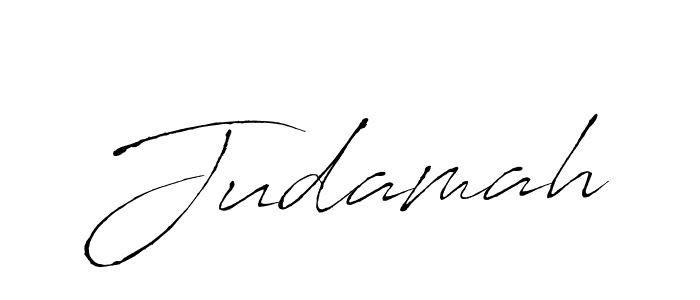 Create a beautiful signature design for name Judamah. With this signature (Antro_Vectra) fonts, you can make a handwritten signature for free. Judamah signature style 6 images and pictures png