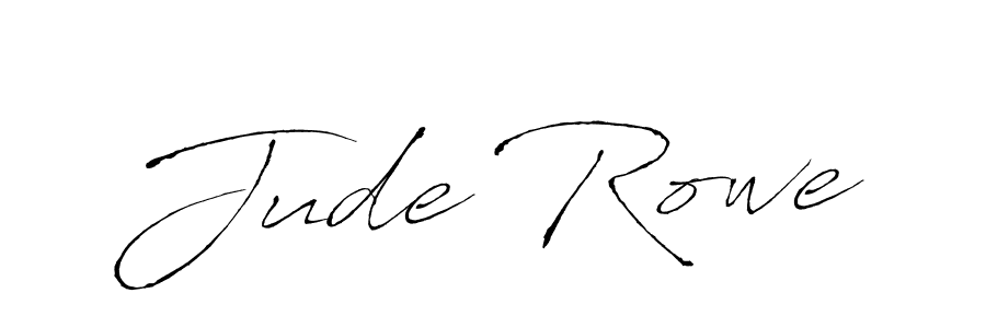 Use a signature maker to create a handwritten signature online. With this signature software, you can design (Antro_Vectra) your own signature for name Jude Rowe. Jude Rowe signature style 6 images and pictures png