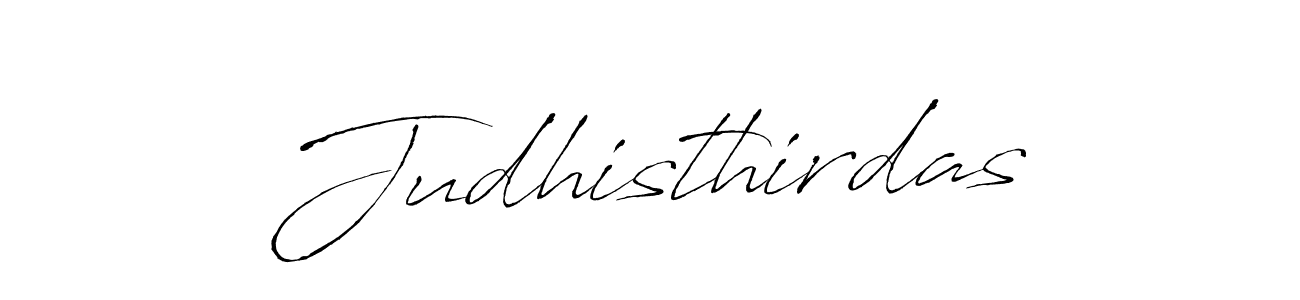 Design your own signature with our free online signature maker. With this signature software, you can create a handwritten (Antro_Vectra) signature for name Judhisthirdas. Judhisthirdas signature style 6 images and pictures png