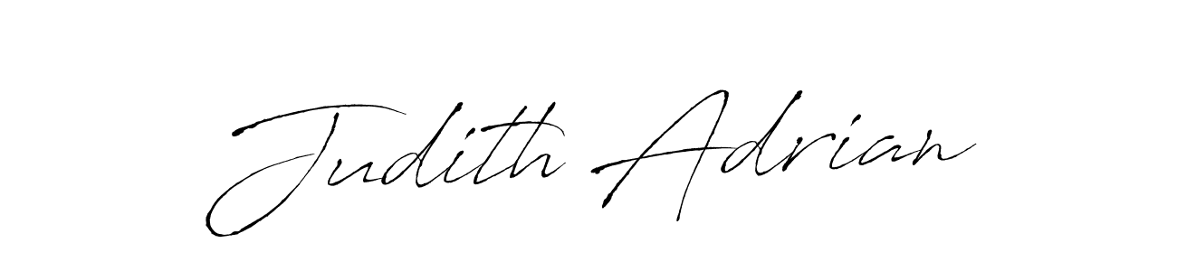 Make a beautiful signature design for name Judith Adrian. With this signature (Antro_Vectra) style, you can create a handwritten signature for free. Judith Adrian signature style 6 images and pictures png
