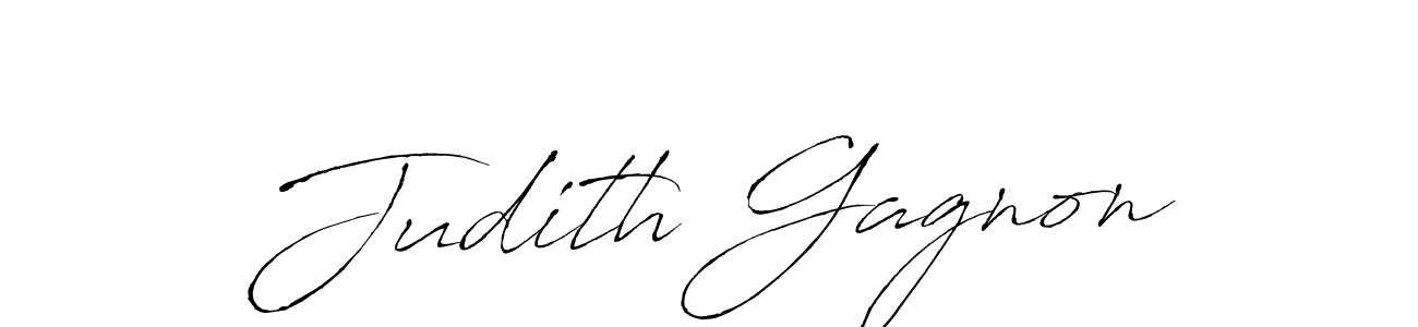 Judith Gagnon stylish signature style. Best Handwritten Sign (Antro_Vectra) for my name. Handwritten Signature Collection Ideas for my name Judith Gagnon. Judith Gagnon signature style 6 images and pictures png