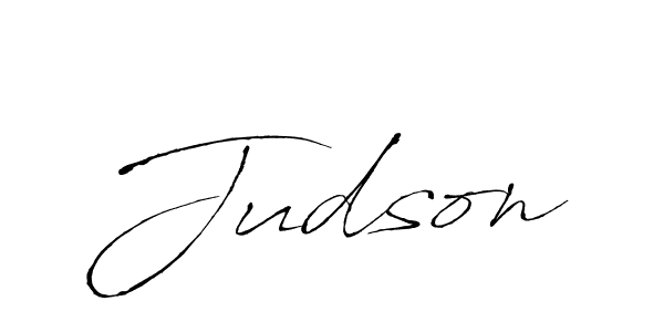 Use a signature maker to create a handwritten signature online. With this signature software, you can design (Antro_Vectra) your own signature for name Judson. Judson signature style 6 images and pictures png