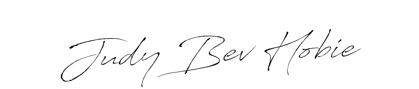 Design your own signature with our free online signature maker. With this signature software, you can create a handwritten (Antro_Vectra) signature for name Judy Bev Hobie. Judy Bev Hobie signature style 6 images and pictures png