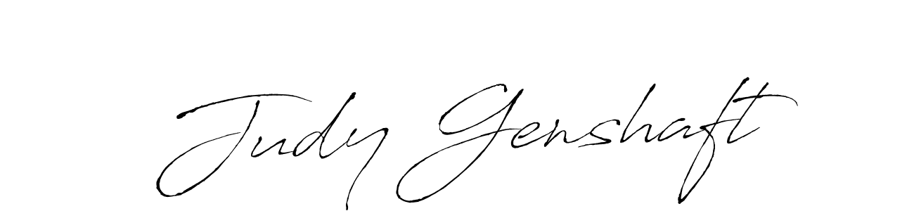 Create a beautiful signature design for name Judy Genshaft. With this signature (Antro_Vectra) fonts, you can make a handwritten signature for free. Judy Genshaft signature style 6 images and pictures png