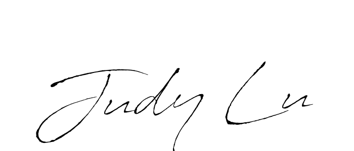 Design your own signature with our free online signature maker. With this signature software, you can create a handwritten (Antro_Vectra) signature for name Judy Lu. Judy Lu signature style 6 images and pictures png
