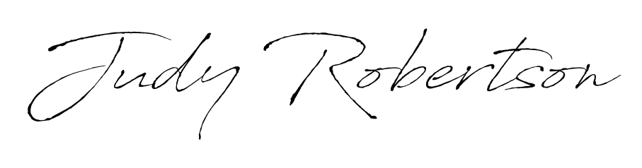 Practice writing Judy Robertson with the flow of Antro_Vectra lettering. A fantastic source of inspiration for developing your personal signature style. Judy Robertson signature style 6 images and pictures png