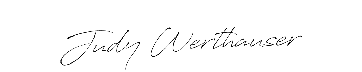 Create a beautiful signature design for name Judy Werthauser. With this signature (Antro_Vectra) fonts, you can make a handwritten signature for free. Judy Werthauser signature style 6 images and pictures png