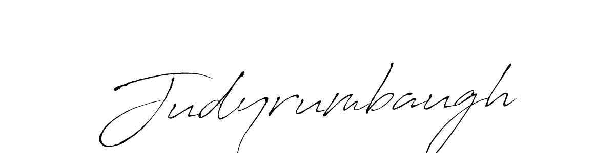 Design your own signature with our free online signature maker. With this signature software, you can create a handwritten (Antro_Vectra) signature for name Judyrumbaugh. Judyrumbaugh signature style 6 images and pictures png