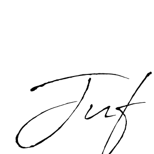 The best way (Antro_Vectra) to make a short signature is to pick only two or three words in your name. The name Juf include a total of six letters. For converting this name. Juf signature style 6 images and pictures png