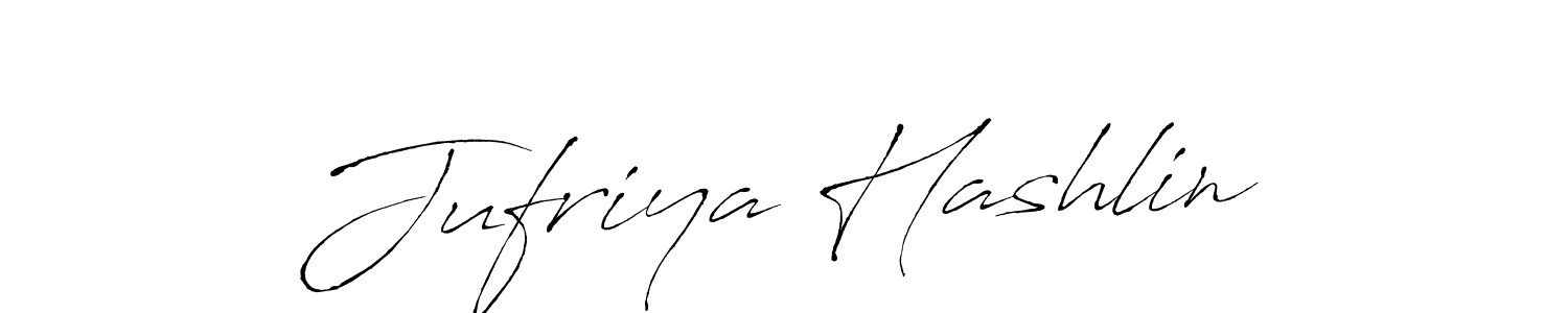 Once you've used our free online signature maker to create your best signature Antro_Vectra style, it's time to enjoy all of the benefits that Jufriya Hashlin name signing documents. Jufriya Hashlin signature style 6 images and pictures png