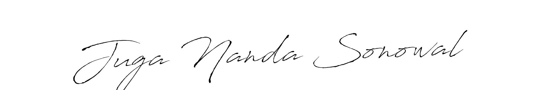 Design your own signature with our free online signature maker. With this signature software, you can create a handwritten (Antro_Vectra) signature for name Juga Nanda Sonowal. Juga Nanda Sonowal signature style 6 images and pictures png