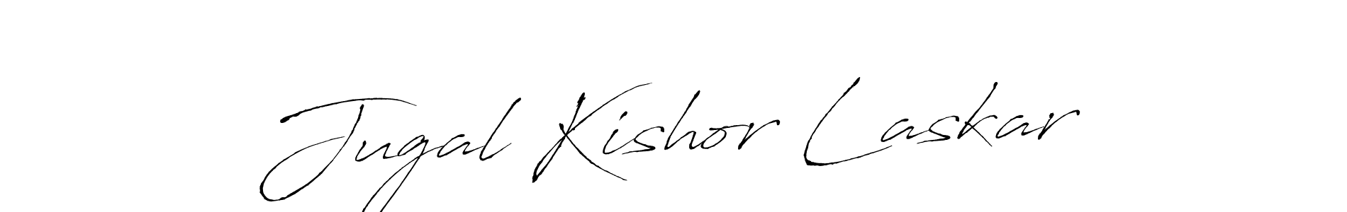 Also we have Jugal Kishor Laskar name is the best signature style. Create professional handwritten signature collection using Antro_Vectra autograph style. Jugal Kishor Laskar signature style 6 images and pictures png