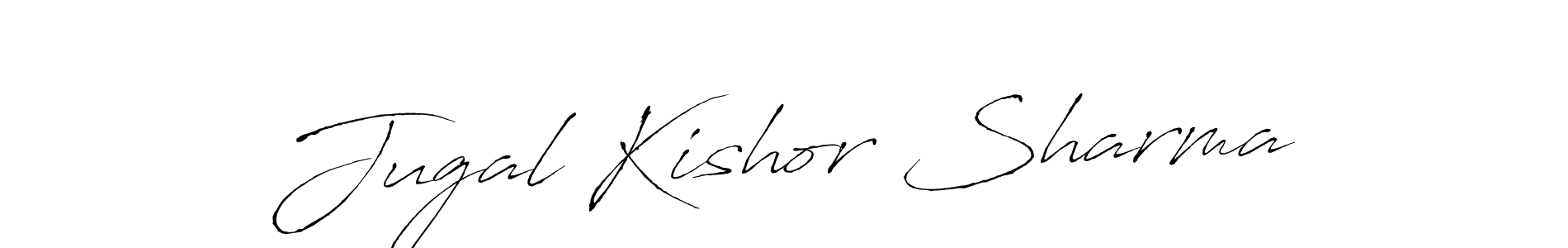 Jugal Kishor Sharma stylish signature style. Best Handwritten Sign (Antro_Vectra) for my name. Handwritten Signature Collection Ideas for my name Jugal Kishor Sharma. Jugal Kishor Sharma signature style 6 images and pictures png