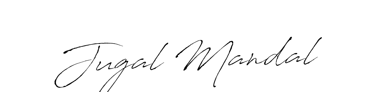 Jugal Mandal stylish signature style. Best Handwritten Sign (Antro_Vectra) for my name. Handwritten Signature Collection Ideas for my name Jugal Mandal. Jugal Mandal signature style 6 images and pictures png