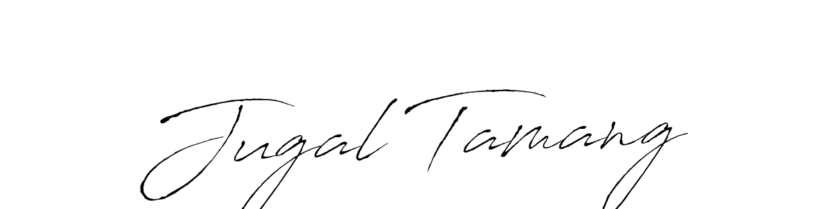 How to make Jugal Tamang signature? Antro_Vectra is a professional autograph style. Create handwritten signature for Jugal Tamang name. Jugal Tamang signature style 6 images and pictures png