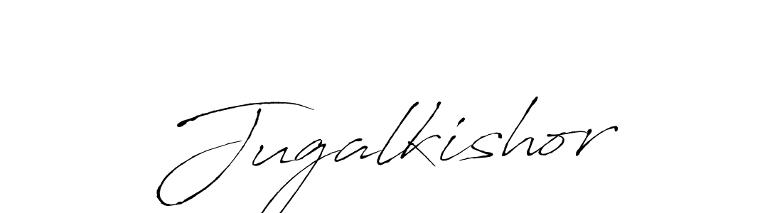 Jugalkishor stylish signature style. Best Handwritten Sign (Antro_Vectra) for my name. Handwritten Signature Collection Ideas for my name Jugalkishor. Jugalkishor signature style 6 images and pictures png