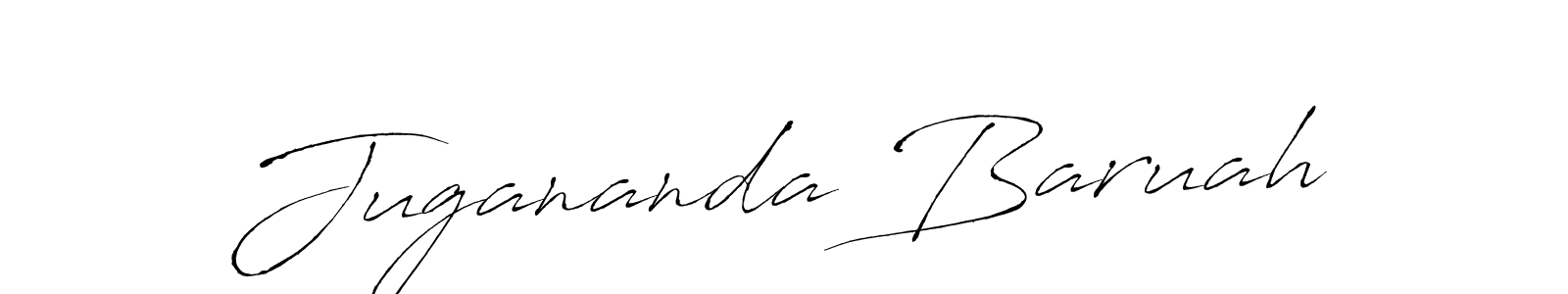 Make a beautiful signature design for name Jugananda Baruah. With this signature (Antro_Vectra) style, you can create a handwritten signature for free. Jugananda Baruah signature style 6 images and pictures png