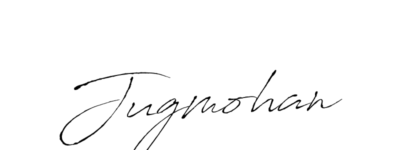 Make a beautiful signature design for name Jugmohan. With this signature (Antro_Vectra) style, you can create a handwritten signature for free. Jugmohan signature style 6 images and pictures png
