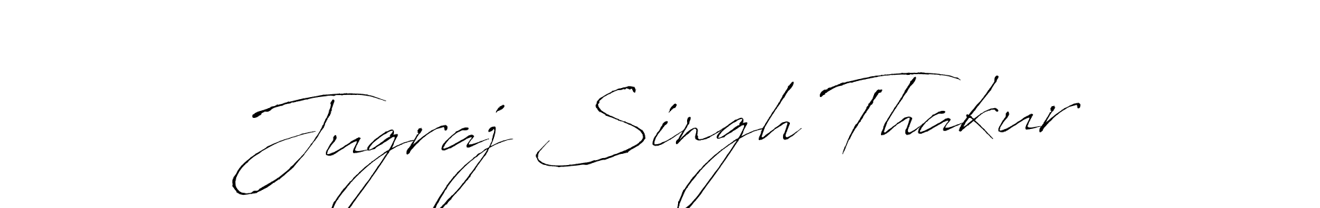 How to make Jugraj Singh Thakur signature? Antro_Vectra is a professional autograph style. Create handwritten signature for Jugraj Singh Thakur name. Jugraj Singh Thakur signature style 6 images and pictures png