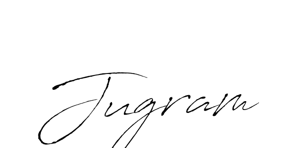 Create a beautiful signature design for name Jugram. With this signature (Antro_Vectra) fonts, you can make a handwritten signature for free. Jugram signature style 6 images and pictures png