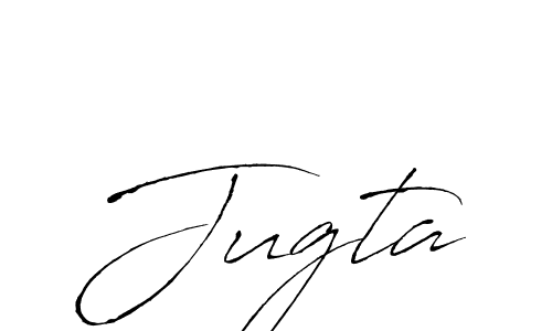 Similarly Antro_Vectra is the best handwritten signature design. Signature creator online .You can use it as an online autograph creator for name Jugta. Jugta signature style 6 images and pictures png