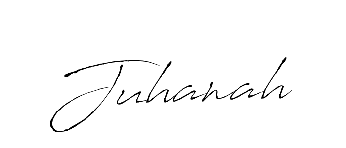 Use a signature maker to create a handwritten signature online. With this signature software, you can design (Antro_Vectra) your own signature for name Juhanah. Juhanah signature style 6 images and pictures png
