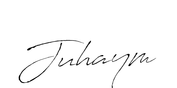 Design your own signature with our free online signature maker. With this signature software, you can create a handwritten (Antro_Vectra) signature for name Juhaym. Juhaym signature style 6 images and pictures png