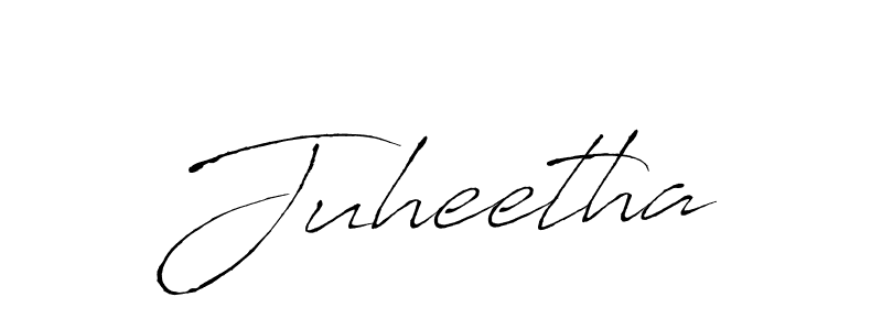 Design your own signature with our free online signature maker. With this signature software, you can create a handwritten (Antro_Vectra) signature for name Juheetha. Juheetha signature style 6 images and pictures png