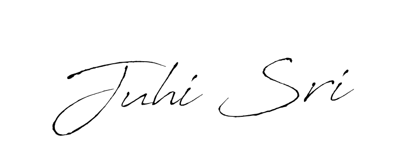 The best way (Antro_Vectra) to make a short signature is to pick only two or three words in your name. The name Juhi Sri include a total of six letters. For converting this name. Juhi Sri signature style 6 images and pictures png