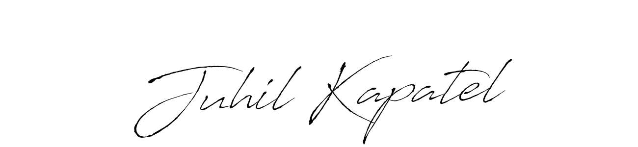Here are the top 10 professional signature styles for the name Juhil Kapatel. These are the best autograph styles you can use for your name. Juhil Kapatel signature style 6 images and pictures png