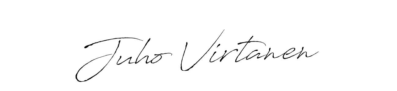 Antro_Vectra is a professional signature style that is perfect for those who want to add a touch of class to their signature. It is also a great choice for those who want to make their signature more unique. Get Juho Virtanen name to fancy signature for free. Juho Virtanen signature style 6 images and pictures png