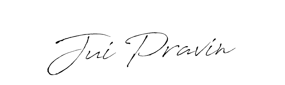 You should practise on your own different ways (Antro_Vectra) to write your name (Jui Pravin) in signature. don't let someone else do it for you. Jui Pravin signature style 6 images and pictures png