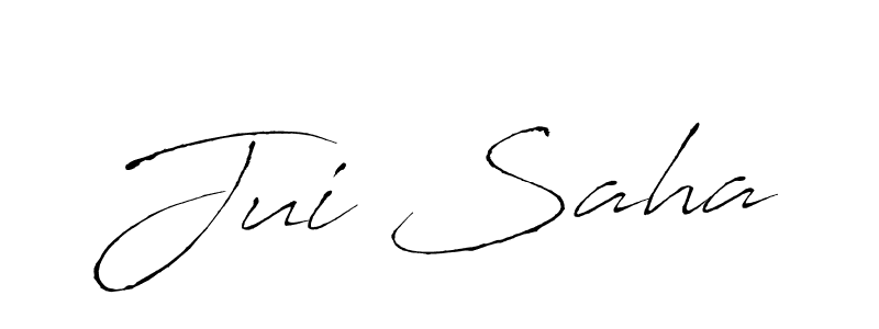 Antro_Vectra is a professional signature style that is perfect for those who want to add a touch of class to their signature. It is also a great choice for those who want to make their signature more unique. Get Jui Saha name to fancy signature for free. Jui Saha signature style 6 images and pictures png