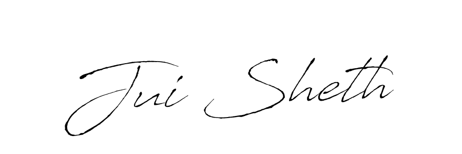 Similarly Antro_Vectra is the best handwritten signature design. Signature creator online .You can use it as an online autograph creator for name Jui Sheth. Jui Sheth signature style 6 images and pictures png