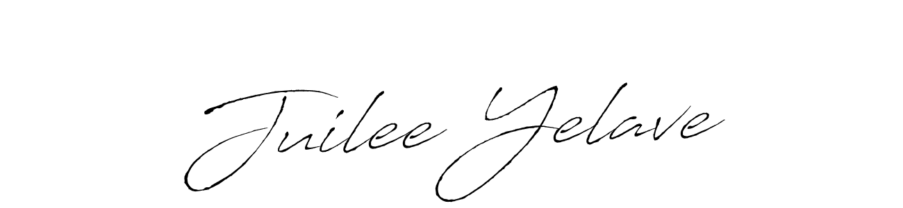 Make a beautiful signature design for name Juilee Yelave. Use this online signature maker to create a handwritten signature for free. Juilee Yelave signature style 6 images and pictures png