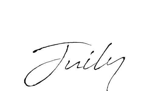 if you are searching for the best signature style for your name Juily. so please give up your signature search. here we have designed multiple signature styles  using Antro_Vectra. Juily signature style 6 images and pictures png