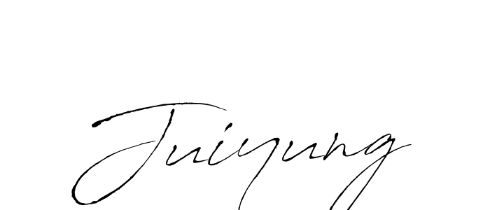 Make a beautiful signature design for name Juiyung. With this signature (Antro_Vectra) style, you can create a handwritten signature for free. Juiyung signature style 6 images and pictures png